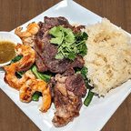 Best Grilled Steak and Grilled Shrimp with Sticky Rice in Albany, NY